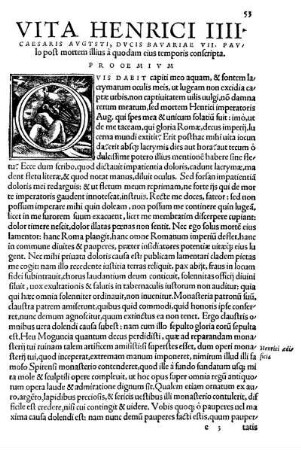 Vita Henrici IIII. Caesaris Avgvsti.
