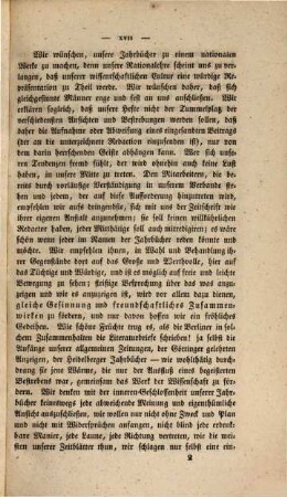 Deutsche Jahrbücher zur Aufnahme und Förderung eines gemeinnützigen Zusammenwirkens in Wissenschaft, Kunst und Leben. 1. 1835, Nr. 1