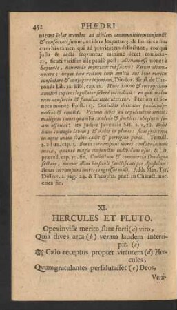 XI. Hercules Et Pluto.