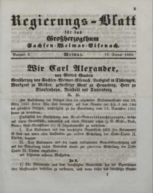Nr. 2 : 13. Januar 1860