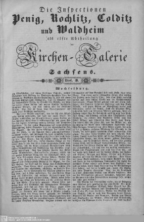 Wechselburg : 3. Lieferung