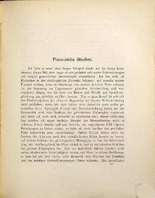 Platonische Studien