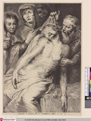 [Pietà mit der Jungfrau und Josef von Arimathäa: Pieta with the virgin and Joseph of Arimathea]