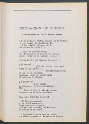 Fundación de Cuenca