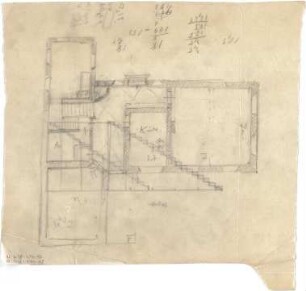 Hildebrand, Adolf von; Haus Schlederloh - Treppe (Schnitt)