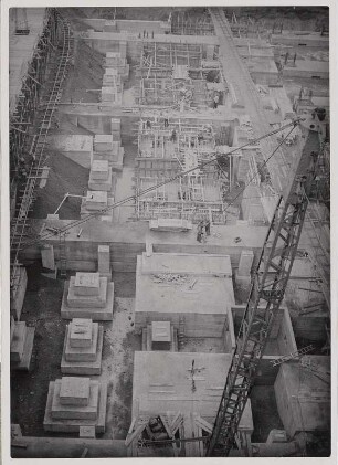 Fundamente der Kessel 34, 35 und 36
