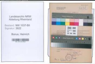 Entnazifizierung Heinrich Bonus , geb. 05.08.1896 (Gewerbetreibender)