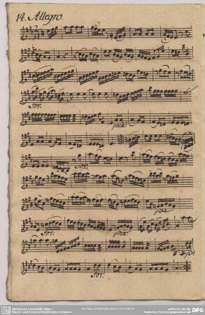 14. Allegro, A-Dur