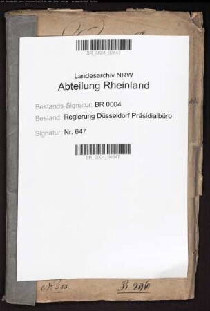Nachforschung nach Archivalien der ehem. Reichsabtei Werden