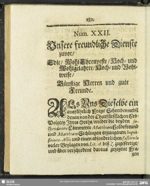 Num. XXII.