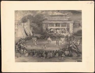 Filmarchitektur: Lebende Buddhas (Götter in Tibet): Szenen vor Tempel