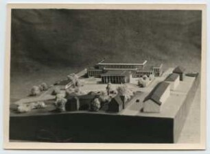 Stadthalle, Mülheim an der Ruhr Umbau: Modell