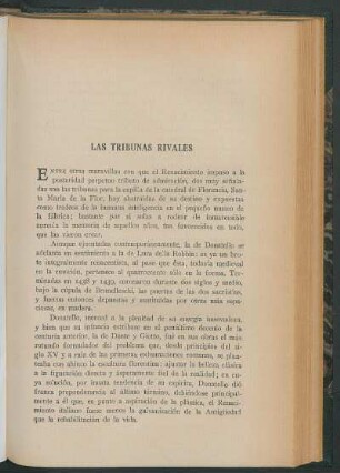 Las tribunas rivales