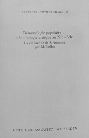 Démonologie populaire, démonologie critique au XIe siècle