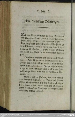 Die tragischen Dichtungen