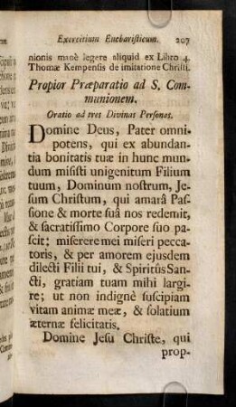207-219, Propior Praeparatio ad S. Communionem. ...