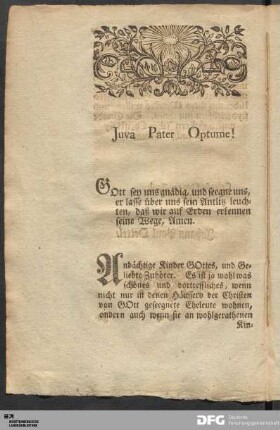 Die rechte Kinderzucht.