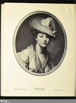 Greuze (Jean-Baptiste) - Die Frau mit dem weißen Hut