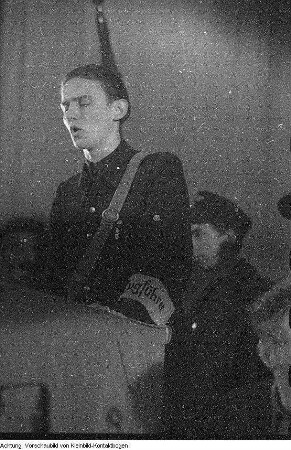 Jugendzug, Porträt Werner Laake, 1949