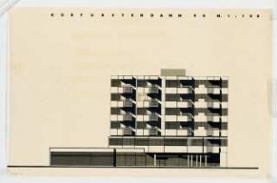Wohnhaus Kurfürstendamm 90, Berlin-Halensee: Ansicht 1:100