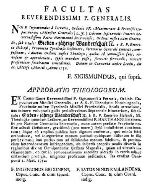 Facultas Reverendissimi P. Generalis