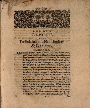 Discursus iuris canonici de Poenitentia ecclesiastica, von der Kirchen-Buße