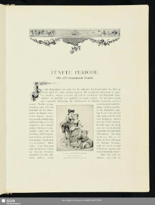 Fünfte Periode. 1763-1774 (Akademische Periode)