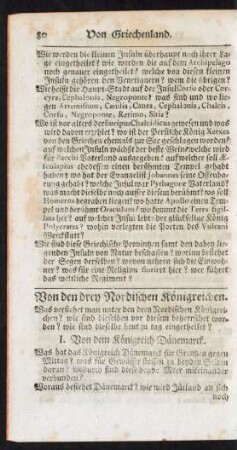 Von den drey Nordischen Königreichen