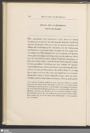 Schrift und Sprache