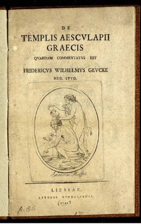De Templis Aesculapii Graecis