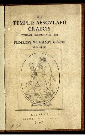 De Templis Aesculapii Graecis