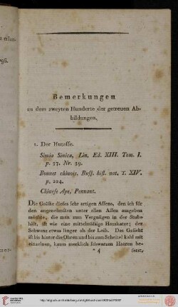 Bemerkungen zu dem zweyten Hunderte der getreuen Abbildungen