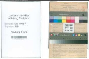 Entnazifizierung Franz Neuburg , geb. 21.06.1910 (Polizist)