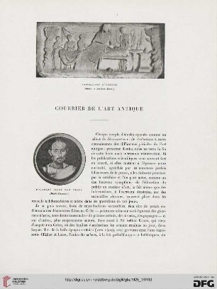 5. Pér. 11.1925: Courrier de l'art antique, [28]