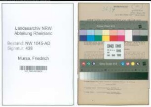 Entnazifizierung Friedrich Mursa , geb. 19.11.1886 (Arbeiter)