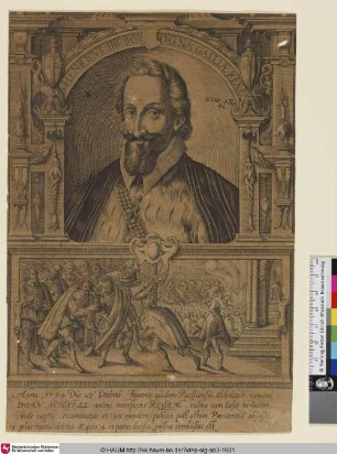 Henricvs IIII. Bor D. G. Na Galliae Rex; [Henri IV., König von Frankreich]