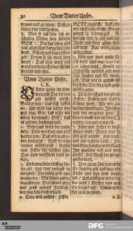 Vom Vatter Unser.