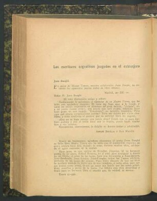 Los escritores argentinos juzgados en el extranjero