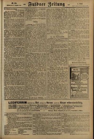 Zweite Ausgabe vom Mittwoch, den 22. Dezember 1915.