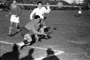 Bukarest: [Fußballspiel] Bucuresti-Berlin, 1 : 0, Spielszene