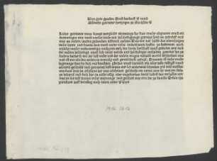 Ausschreiben, die Vorbereitung zu einem Kriegszug betreffend. Formular für Lehnsleute. Zwickau, 17.III.1485