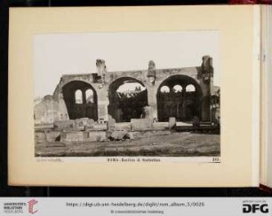 ROMA. Basiliea di Costantino