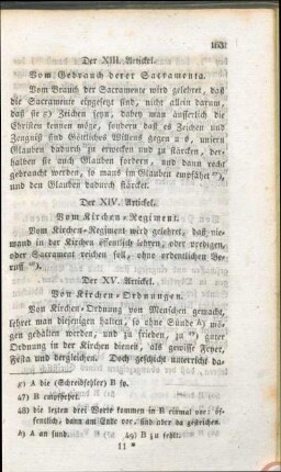 Der XIV. Artickel. Vom Kirchen-Regiment.