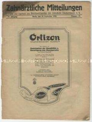 Zahnärztliche Mitteilungen