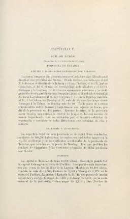 Capítulo V. Sur de Luzón