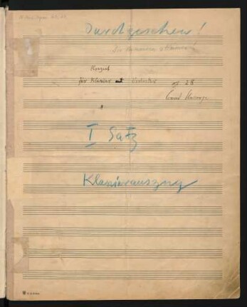 Konzerte. Arr.; pf, orch (pf); F-Dur; op.28
