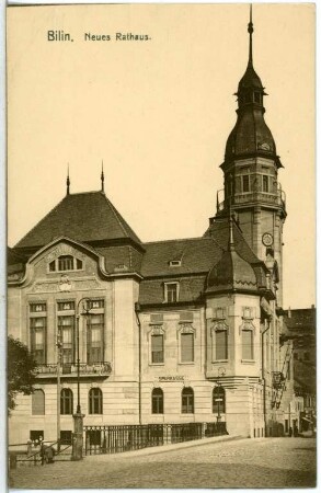 Bilin. Neues Rathaus