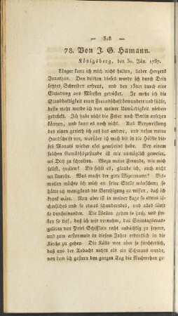 [Jänner 1787]