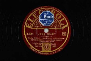 "Don Juan" : 2. Akt; Finale: (Schluß) In des Klosters heil'gen Mauern / Mozart