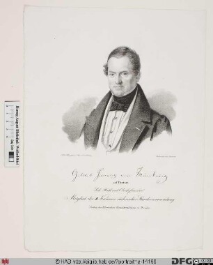 Bildnis Gottlob Heinrich von Minckwitz